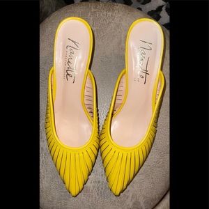 Nanette Lepore Yellow Mules